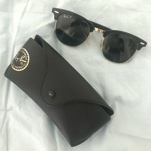 Ray-Ban Clubmaster polarized sunglasses RB3016